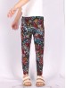 Kids Floral Print Stretchy Legging 